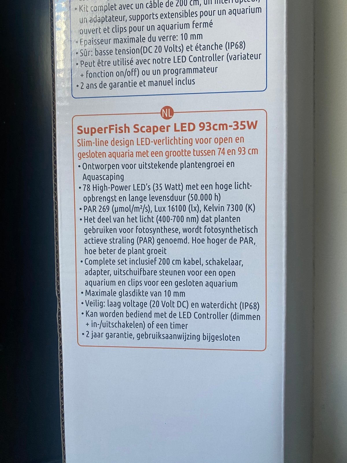 Aquarium led SCAPER LED 93, Dieren en Toebehoren, Ophalen, Nieuw, Verlichting of Verwarming, Superfish