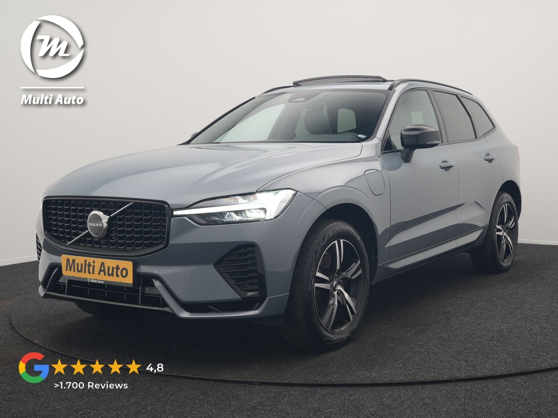 Volvo XC60 T6 AWD R-Design LONG RANGE PHEV 350pk Dealer O.H., Auto's, Automaat, 4 cilinders, 1969 cc, Leder en Stof