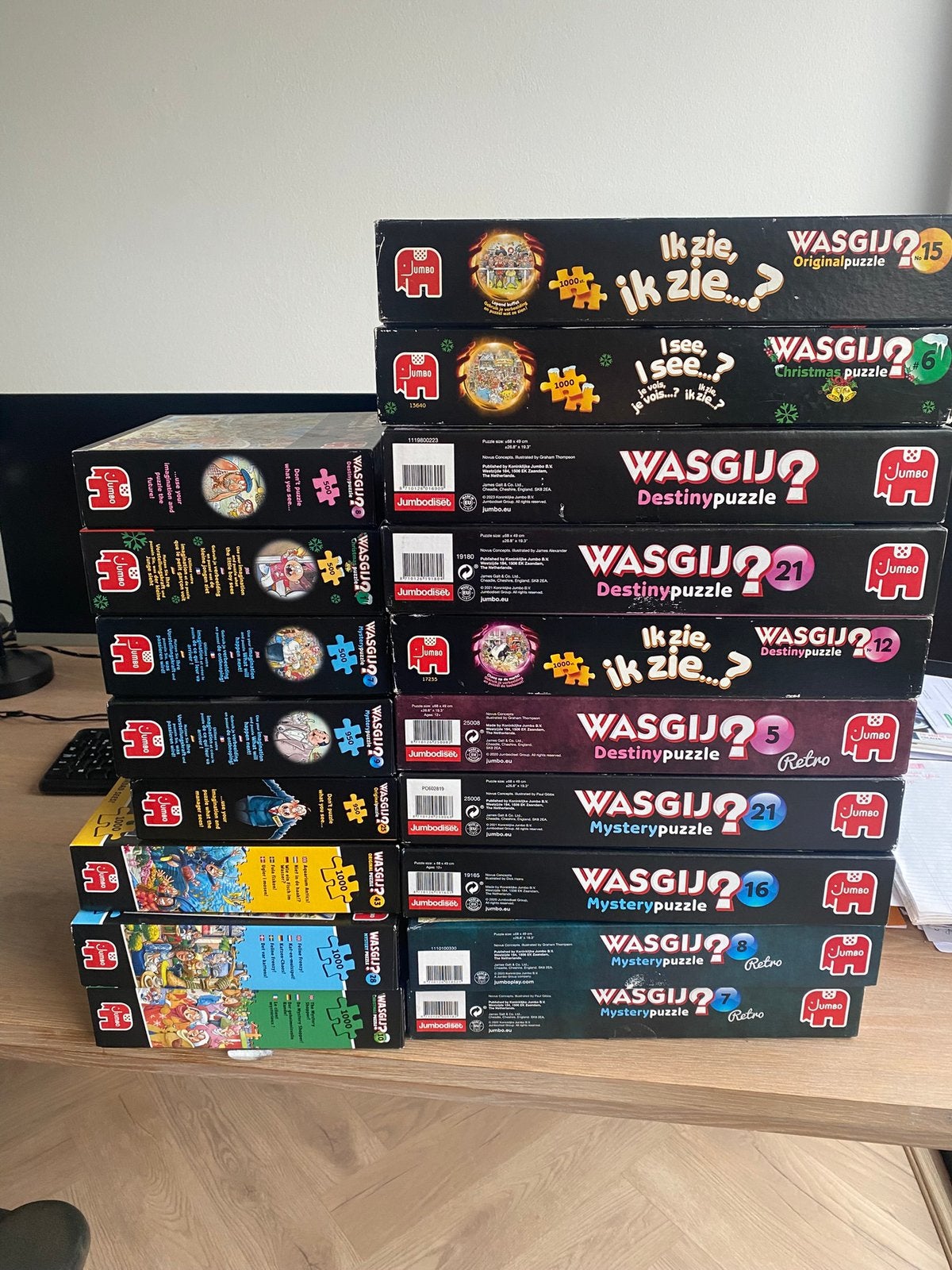 Wasgij puzzels 1000 / 950 / 500 stukjes, Ophalen of Verzenden, 500 t/m 1500 stukjes, Zo goed als nieuw