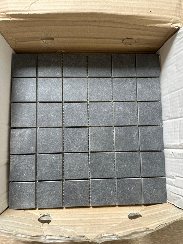 Mozaiek tegel grijs, Ophalen, Nieuw, Minder dan 5 m², 20 tot 40 cm