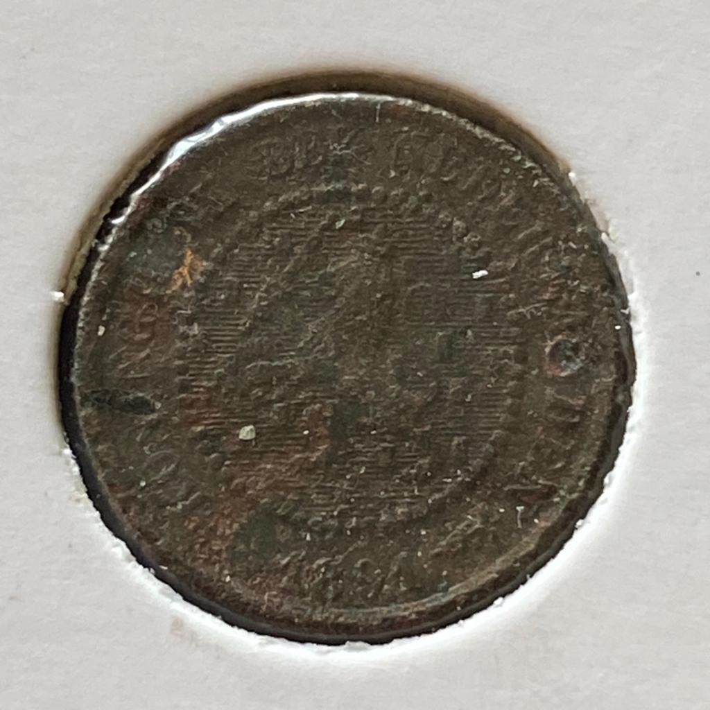 0,5 - 1/2 - 0.5 cent uit 1891 van Wilhelmina, Postzegels en Munten, Verzenden, Koningin Wilhelmina, Overige waardes, Losse munt