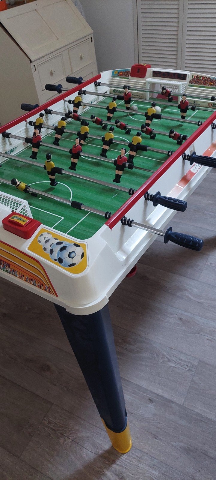 Voetbal tafel Tafelvoetbal Voetbaltafel, Ophalen