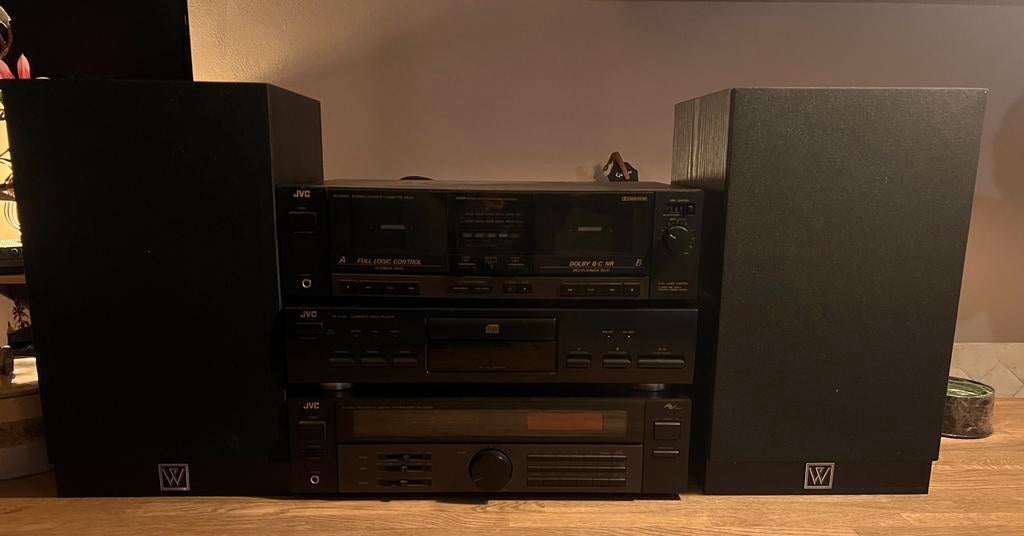 JVC set met Wharfedale luidsprekers, Ophalen of Verzenden, Gebruikt, Overige merken, Losse componenten
