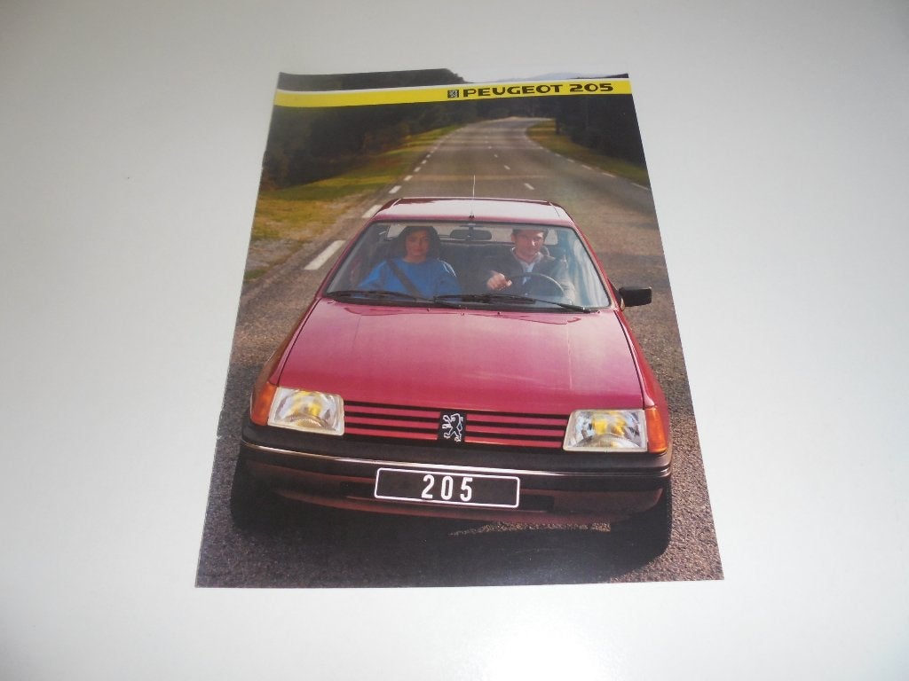 brochure Peugeot 205 vijfdeurs  1985, Ophalen of Verzenden, Nieuw, Peugeot