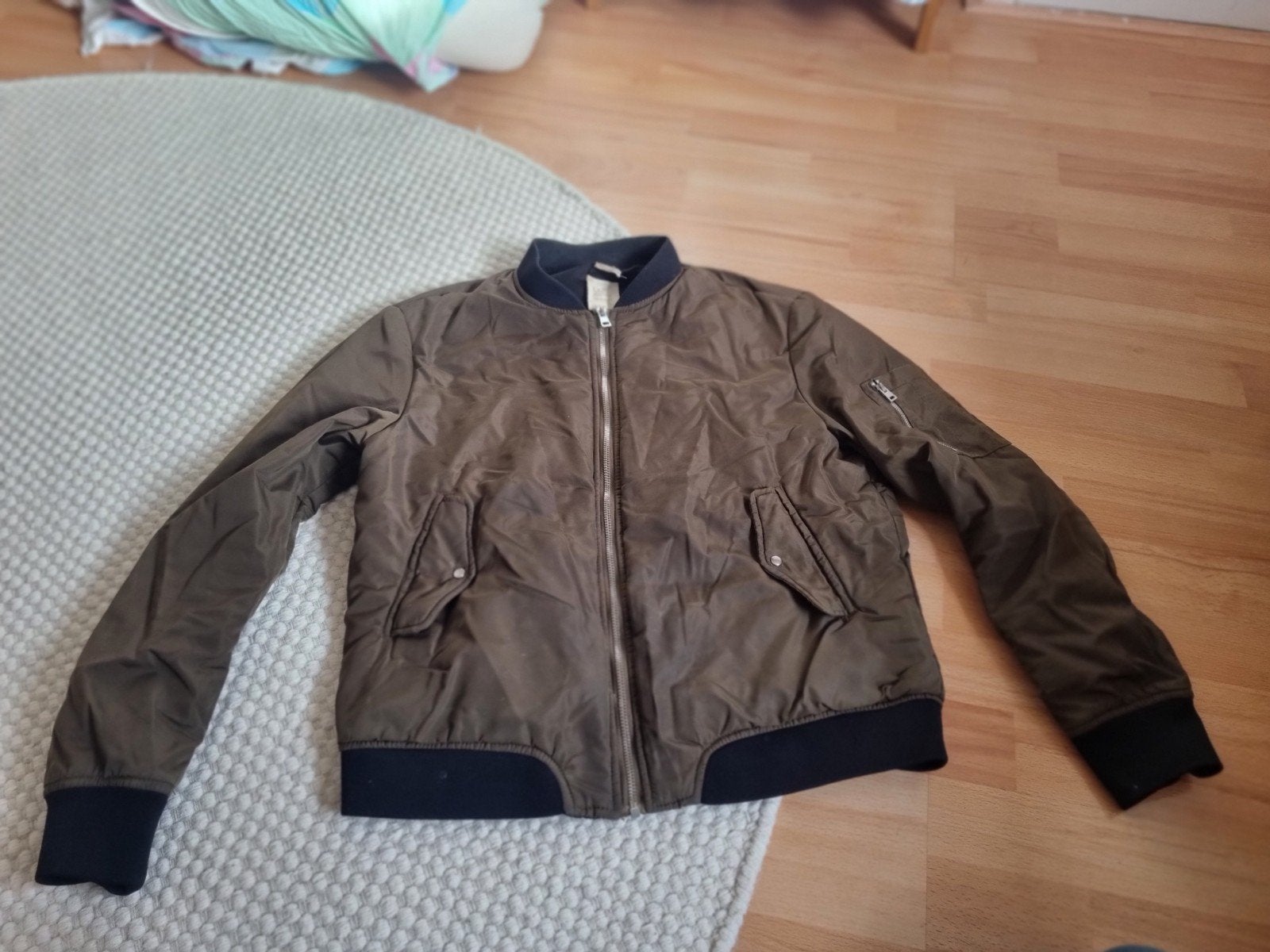Zara TRF Outer Wear Bomberjack - Maat M, Kleding | Dames, Maat 38/40 (M), Bruin, Zara, Ophalen of Verzenden