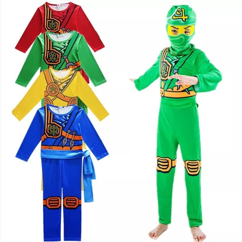 Ninjago kostuum pak *maat 104 tm 140*, Ophalen of Verzenden, Nieuw, 122 t/m 128, Jongen