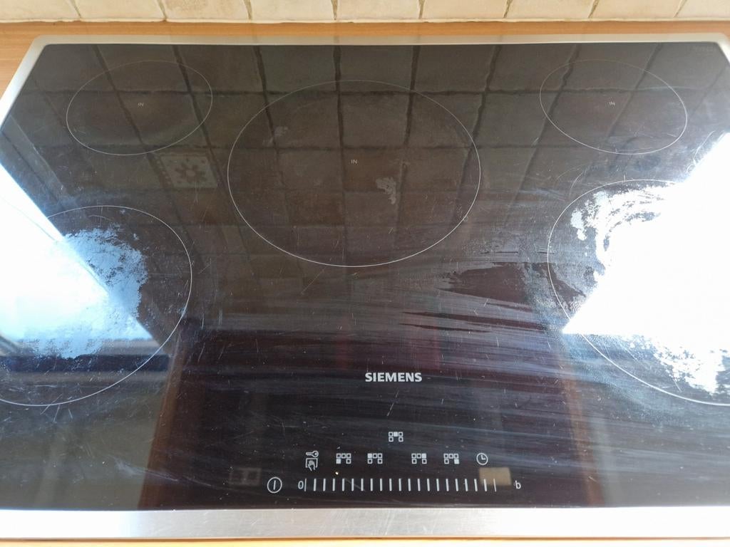 Siemens Inductiekookplaat 79x51 cm, Gebruikt, Ophalen of Verzenden, Inbouw, Inductie