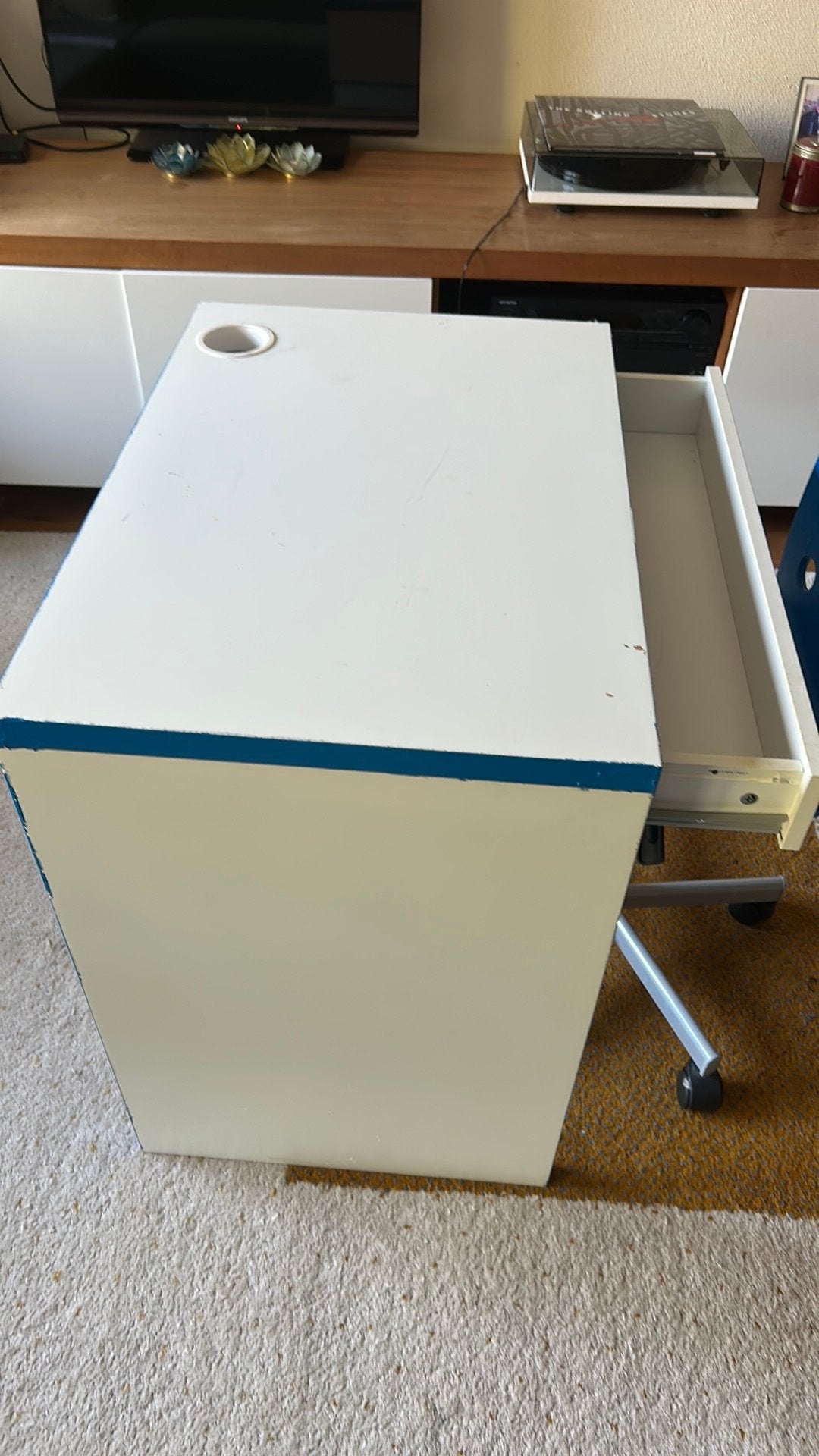 Kinderbureau met stoel, Ophalen, Gebruikt, 50 cm, IKEA