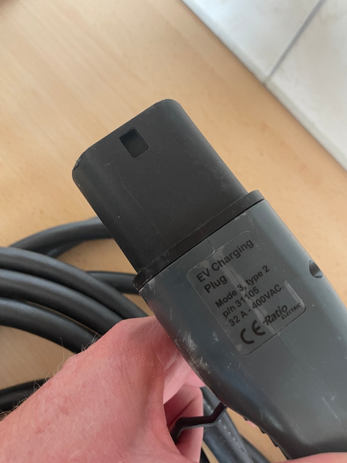 Ratio Electric EV Laadkabel Type 2, 32A, 400VAC 8 meter, Auto diversen, Auto-accessoires, Gebruikt, Ophalen of Verzenden