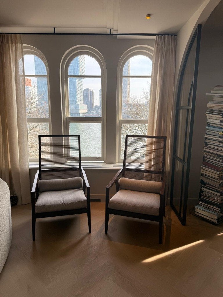 Astoria Lounge fauteuil van Franco Bizzozzero, Ophalen, Leer, 75 tot 100 cm, Zo goed als nieuw