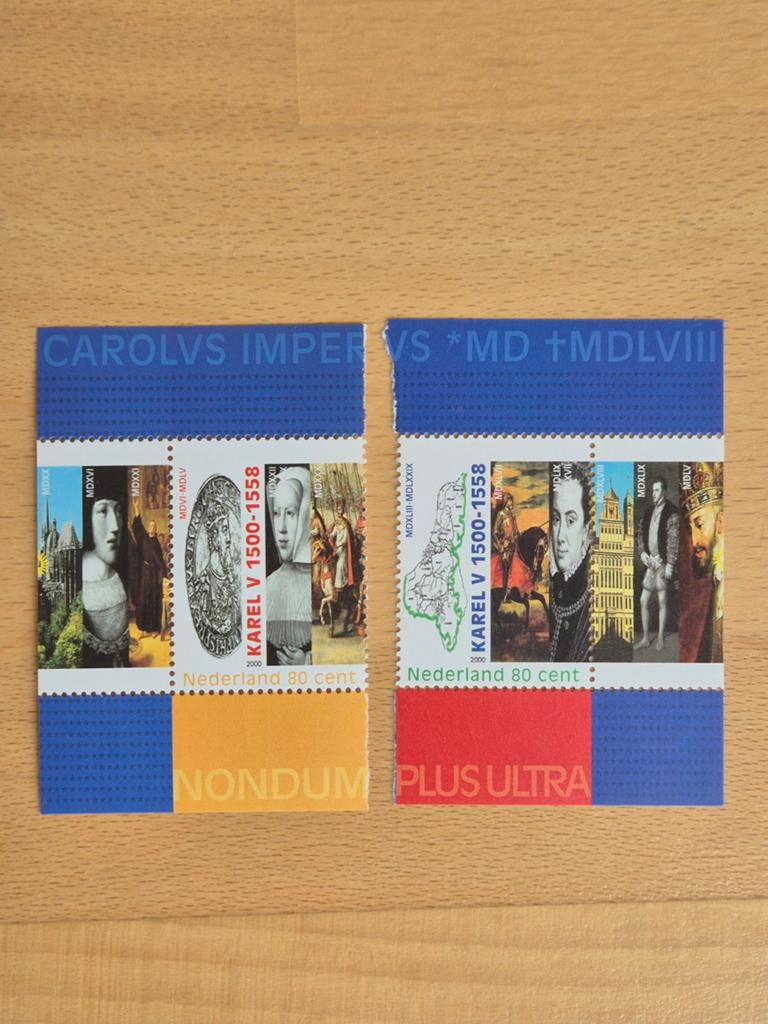 Nederland 2000 Karel V, Postzegels en Munten, Postzegels | Nederland, Ophalen of Verzenden, Na 1940, Postfris