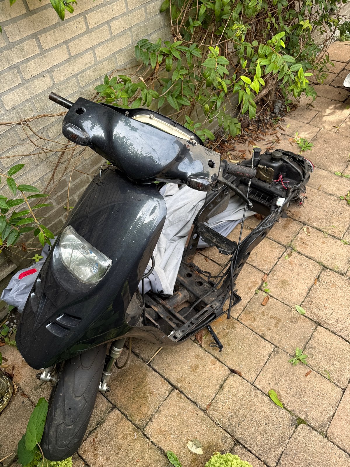 Piaggio Typhoon 2005 met wok - Frame, kappen, achtervelg, Fietsen en Brommers, Ophalen, Gebruikt, Overige modellen