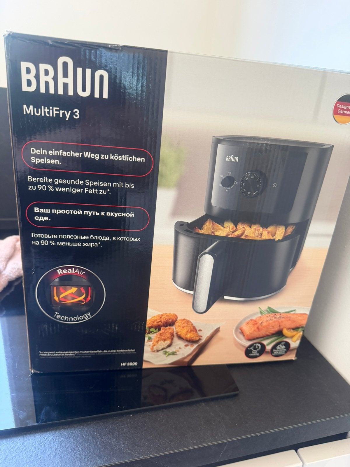 Braun HF3000 nieuw jn doos, Witgoed en Apparatuur, Ophalen of Verzenden, Nieuw, Airfryer