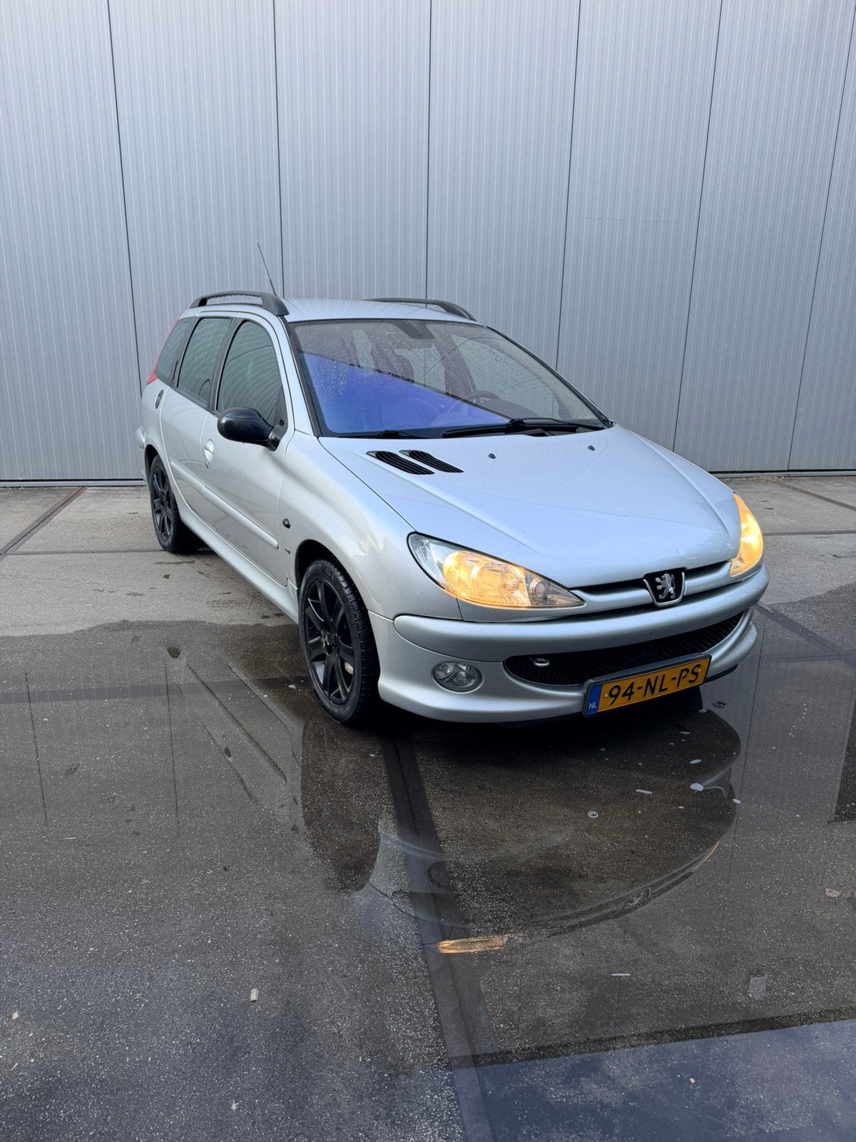 Peugeot 206 2.0 16V SW GTI 2004 Grijs/ alcantara/leder/APK, Sound system, 136 pk, Zwart, 4 cilinders
