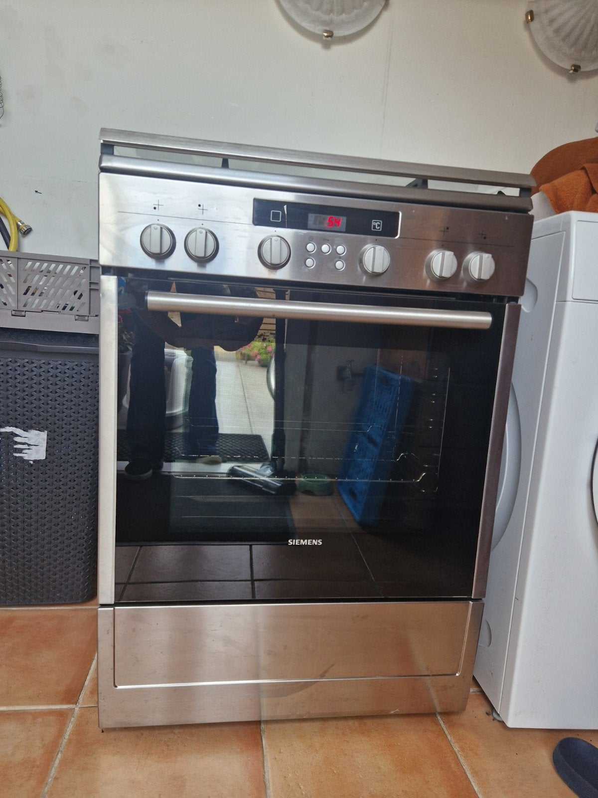 Gasfornuis met oven nog in goede staat, Witgoed en Apparatuur, Ophalen, Gebruikt, 4 kookzones, Vrijstaand