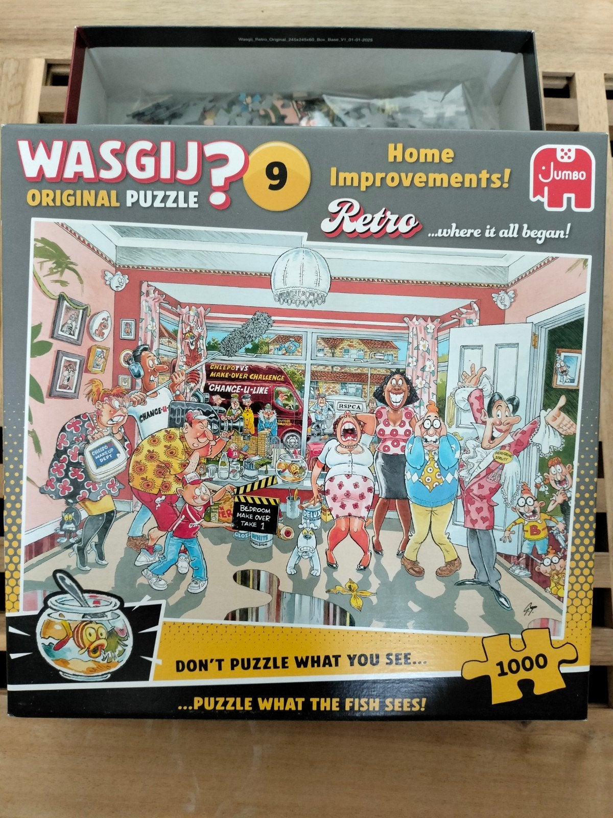 wasgij puzzels, nummer 9, 23, 3, 2 en 28, Ophalen, 500 t/m 1500 stukjes, Zo goed als nieuw
