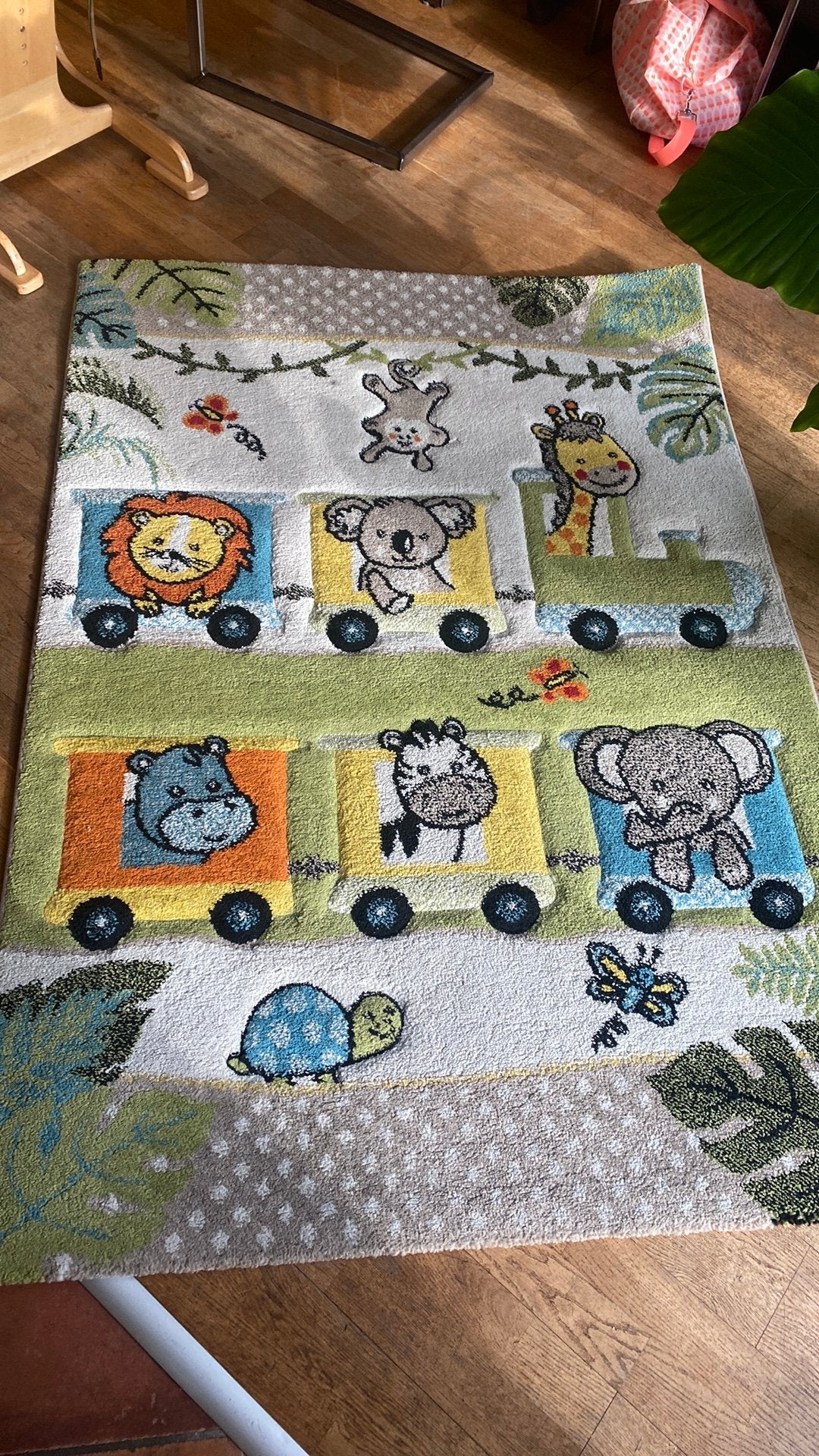 Jungle vloerkleed, Ophalen, Gebruikt