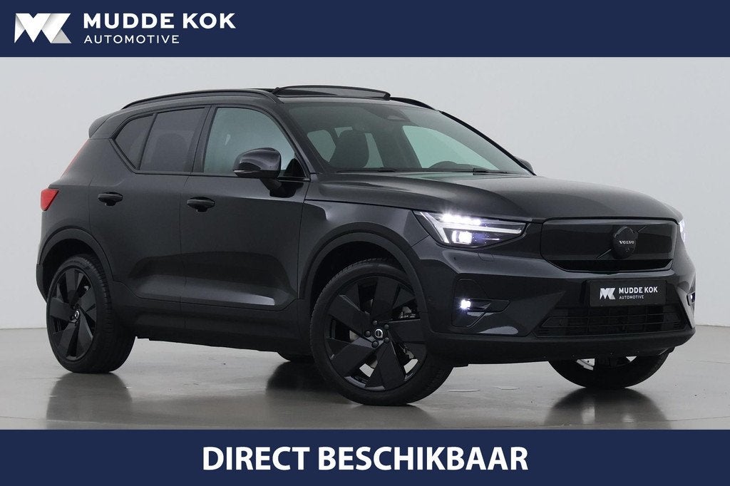 Volvo EX40 Twin Motor Plus Black Edition 82 kWh | ACC | Pano, Auto's, Volvo, Automaat, Stof, Gebruikt, 82 kWh