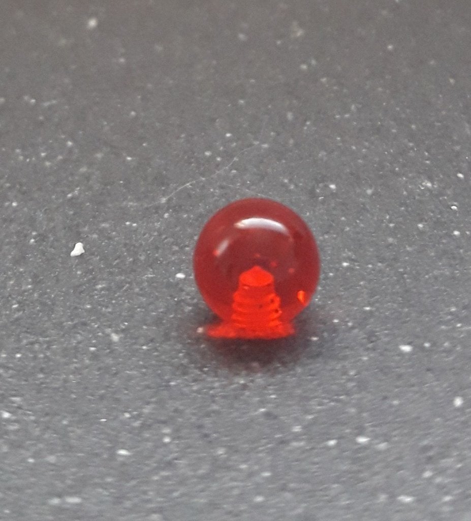 Rood tong- of navel piercing balletje, gratis bij aankoop, Ophalen of Verzenden, Nieuw, Overige materialen, Navelpiercing