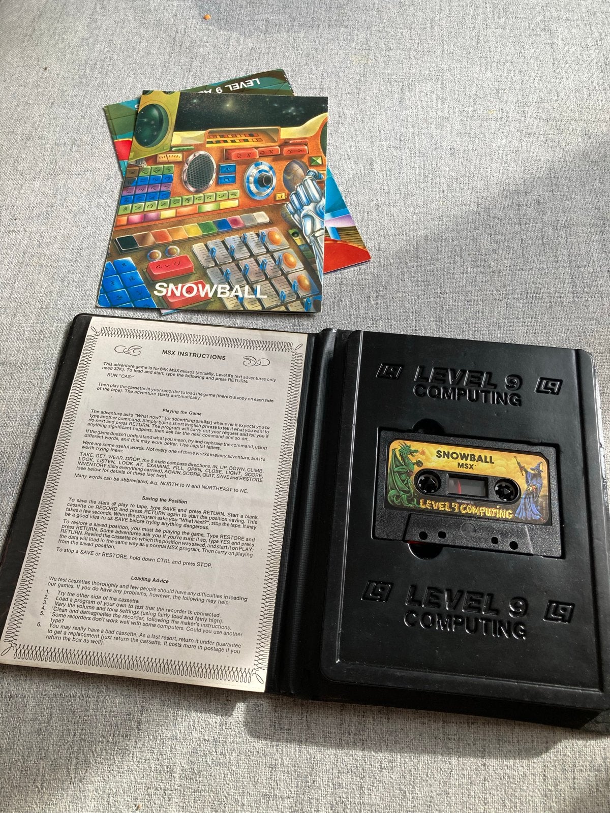 Snowball MSX - Level 9 Computing (Vintage1983  MSX 1 Game), Avontuur en Actie, 1 speler, Eén computer, Ophalen of Verzenden