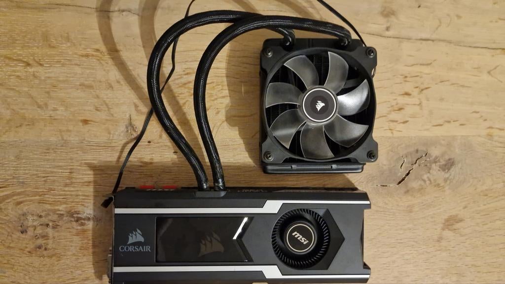 Gtx 1080 ti 11gb MSI/Corsair liquid cooled, Computers en Software, Videokaarten, Ophalen, GDDR5, PCI-Express 3