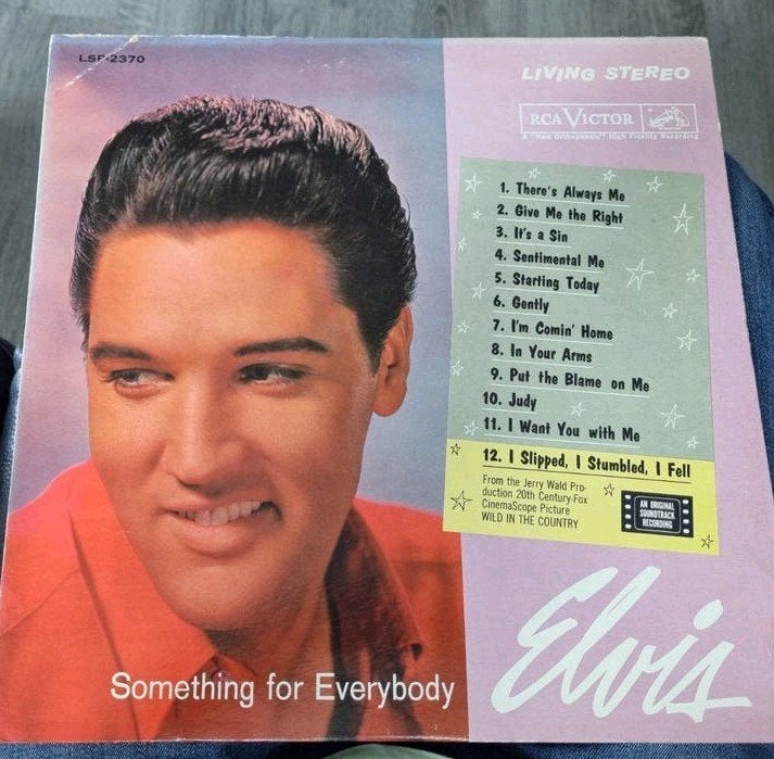 Elvis Presley - Something for Everybody LP (Living Stereo), Fotohoes, Ophalen of Verzenden, Gebruikt, 12 inch
