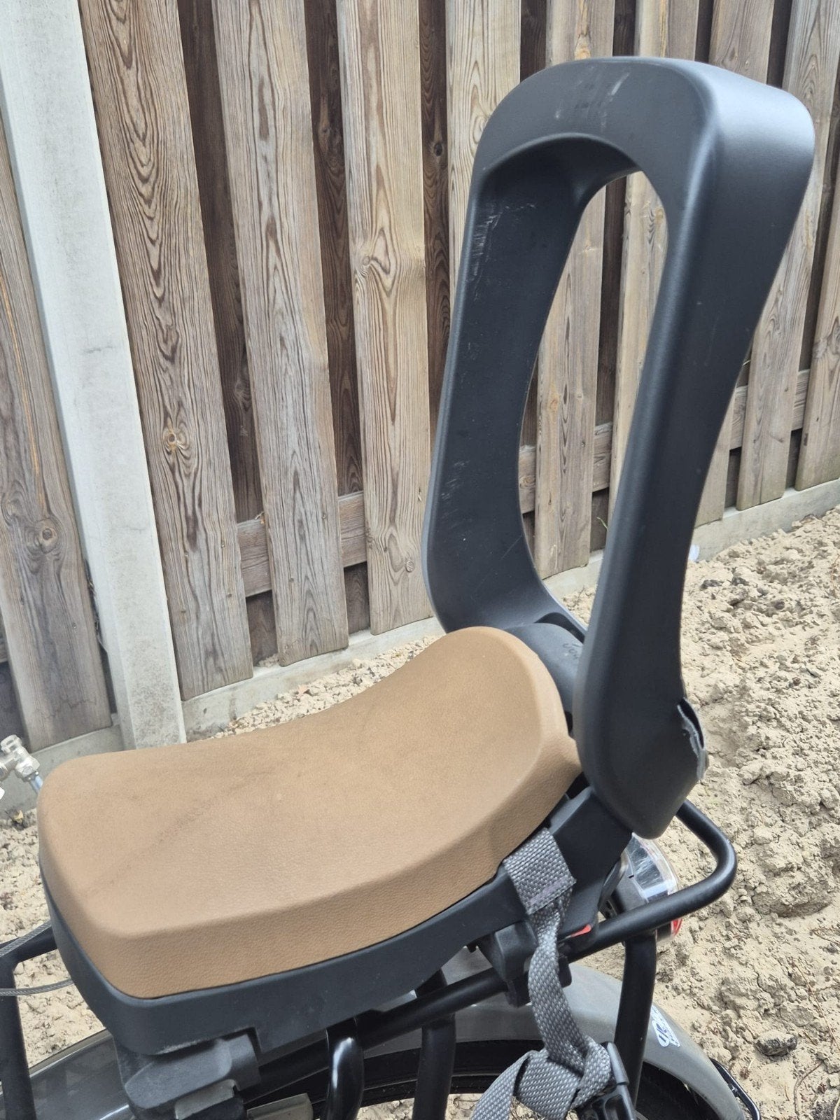 Urban Iki Junior fietszitje Bianchi Black/Krumi Brown, Fietsen en Brommers, Achterzitje, Voetsteuntjes, 22 t/m 36 kg, Ophalen of Verzenden