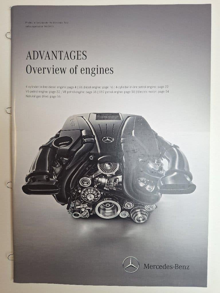 Mercedes Benz Advantages folder Overview of Engines 10 2013, Nieuw, Daimler AG, Mercedes, Ophalen of Verzenden