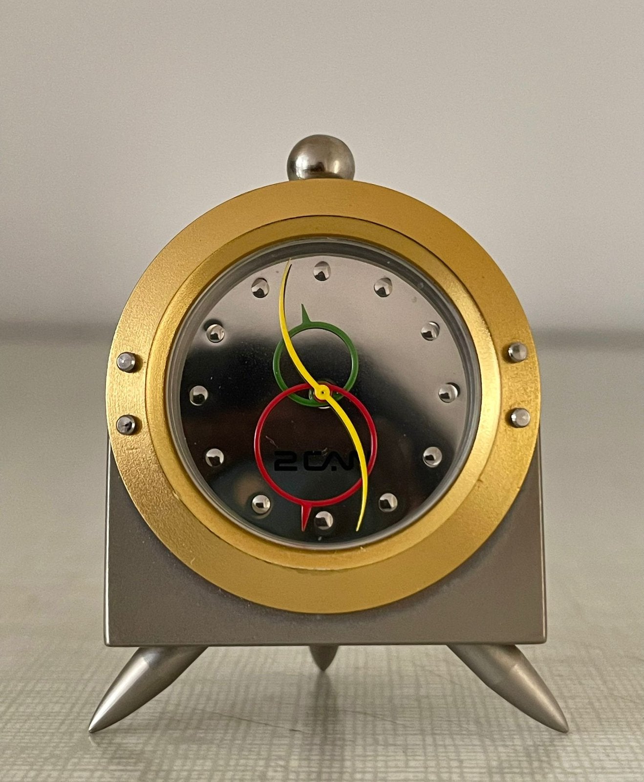 Vintage 2Can Clockboy Design  Clock, Ophalen of Verzenden, Overige merken, 1960 of later