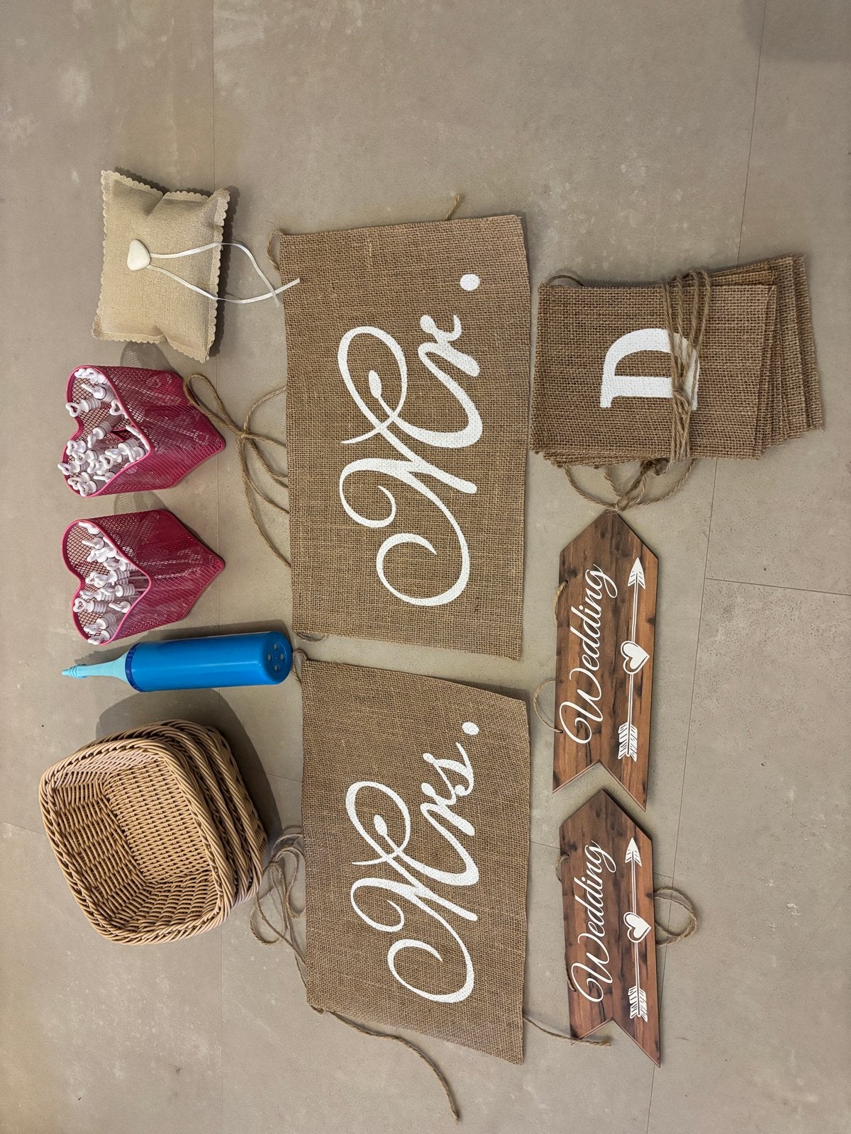 Bruiloft decoratie pakket, Ophalen, Zo goed als nieuw, Versiering, Geboorte of Huwelijk