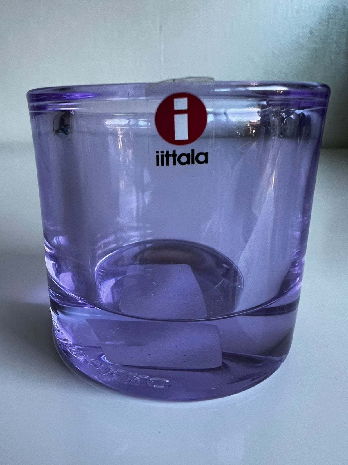 Iittala KIVI Marimekko Waxinelichthouder~Lavendel 2017, Waxinelichthouder, Nieuw, Ophalen of Verzenden, Glas