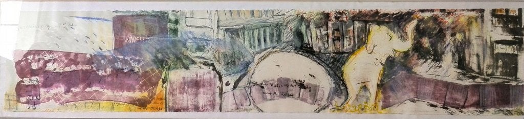Litho Stanislaw Lewkovicz, Gelimiteerde oplage, Ophalen, Lithografie