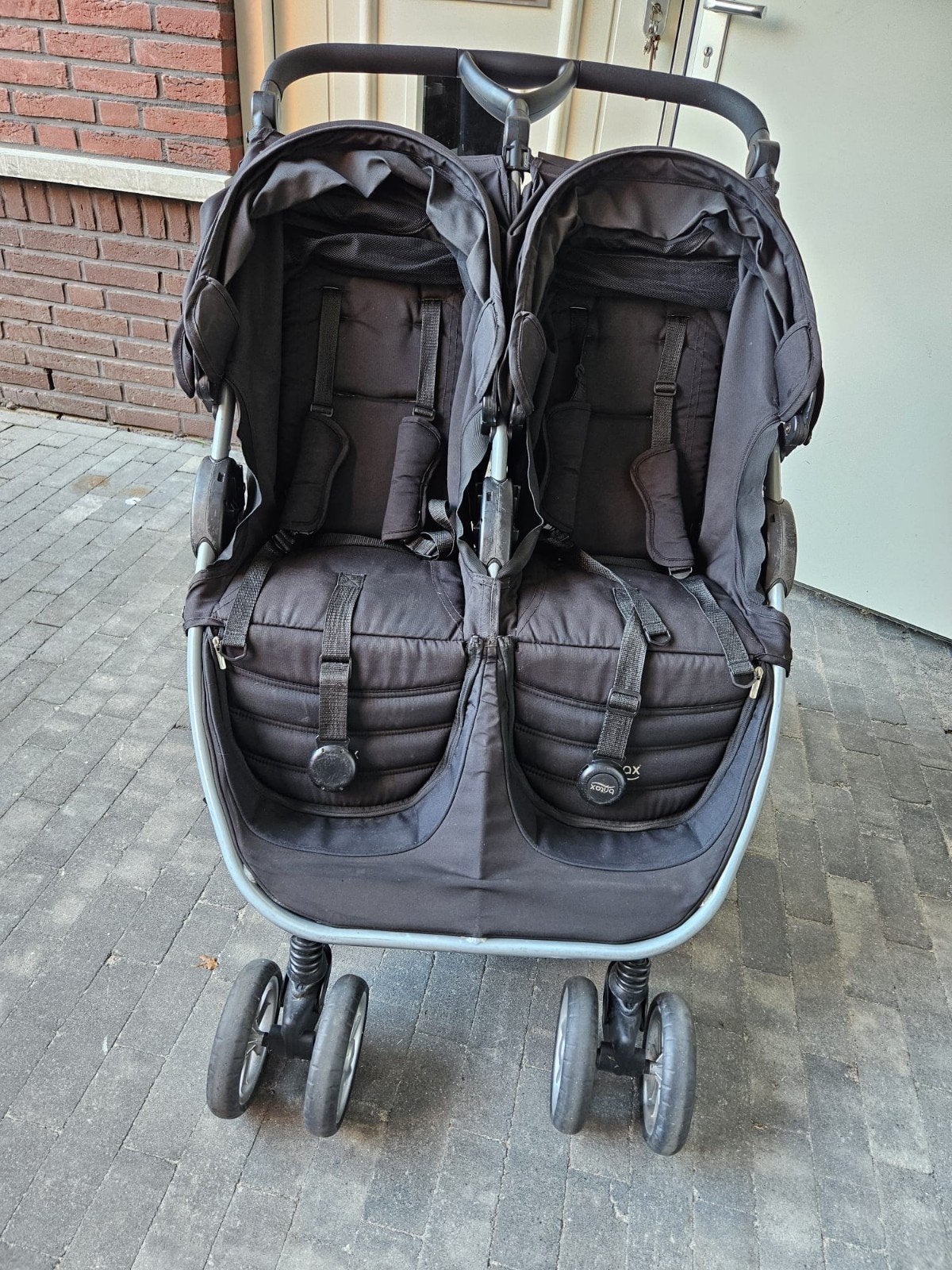 Britax tweeling kinderbuggy, Kinderen en Baby's, Kinderwagens en Combinaties, Gebruikt, Duowagen, Ophalen of Verzenden, Kinderwagen