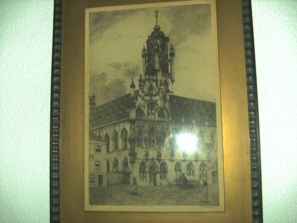 oude pentekening, Ophalen