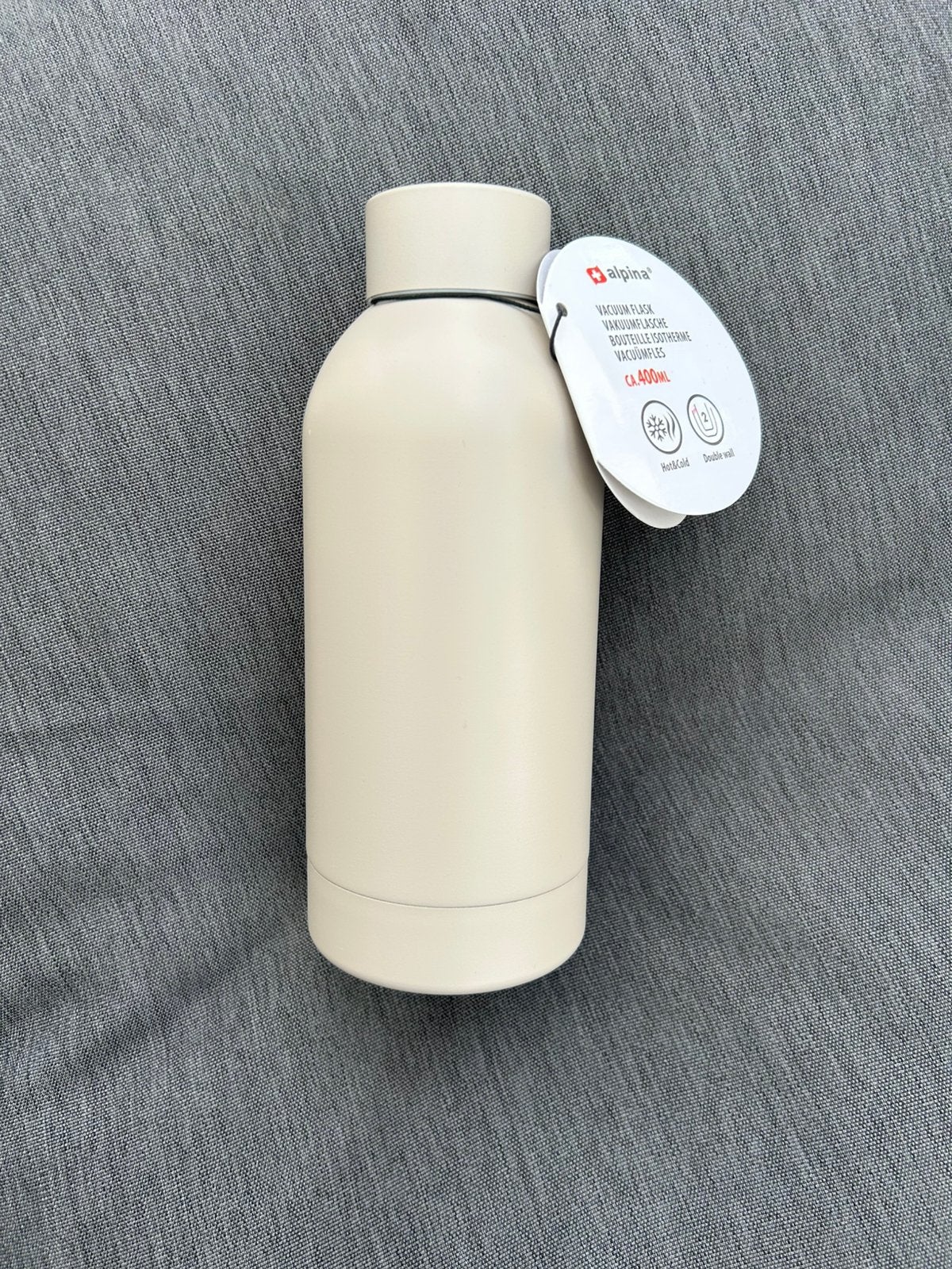 Alpina 400ml nieuwe rvs drinkfles, Ophalen of Verzenden, Nieuw