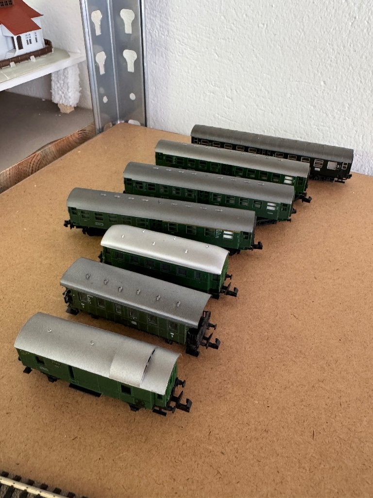 Arnold Rapido 8 DB rijtuigen N-spoor, Arnold, Gebruikt, Gelijkstroom of Wisselstroom, Wagon