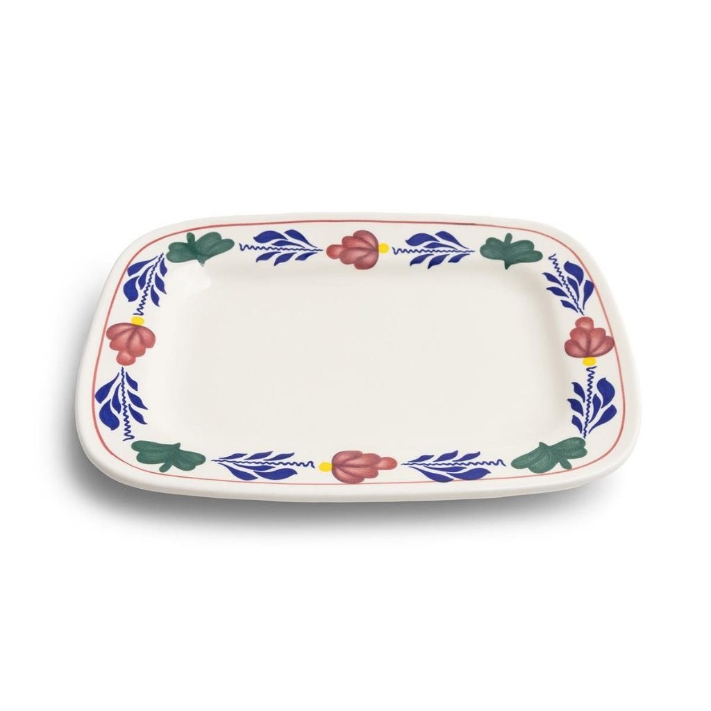 Royal Boch Boerenbont Rechthoekige Schaal 25x18cm, Landelijk/Boerenbont, Nieuw, Ophalen of Verzenden, Schaal of Schalen