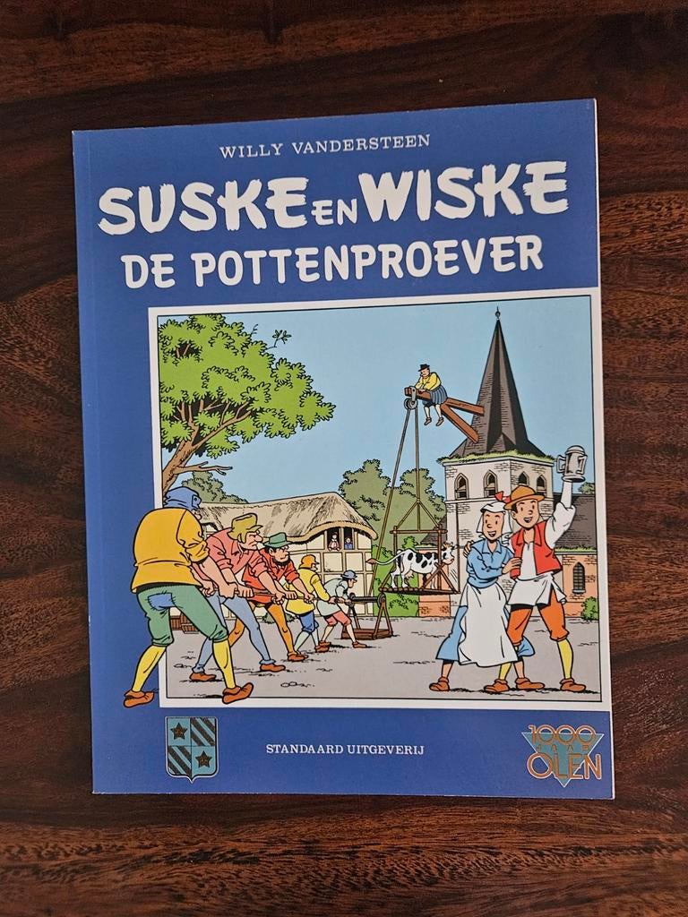 Suske en Wiske, De Pottenproever, 1000 Olen, Eén stripboek, Ophalen of Verzenden, Zo goed als nieuw, Willy Vandersteen