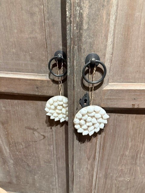 schelpen decoratie, Meerkleurig, Boho, Ophalen of Verzenden, Zo goed als nieuw