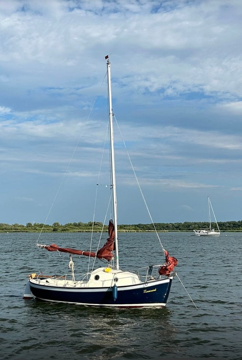 Ooszeejol Midget 15 met geremde trailer op eigen kenteken, Ophalen of Verzenden, Zo goed als nieuw, Minder dan 15 m²