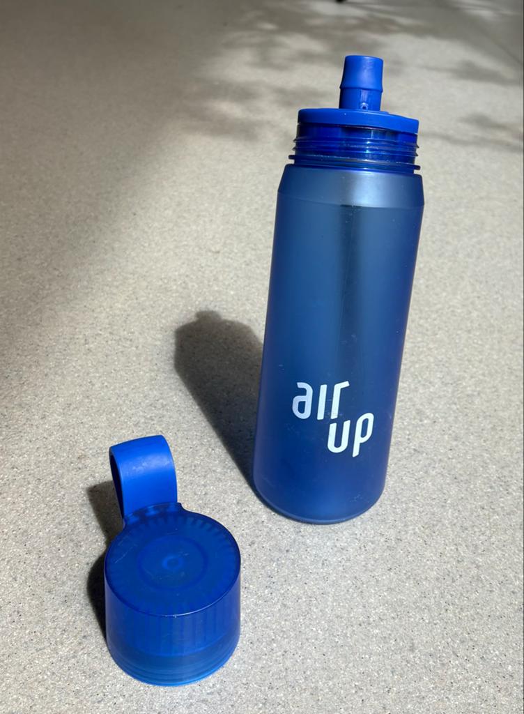 Air up fles blauw 650 ml, Kunststof, Ophalen of Verzenden, Zo goed als nieuw, Overige merken