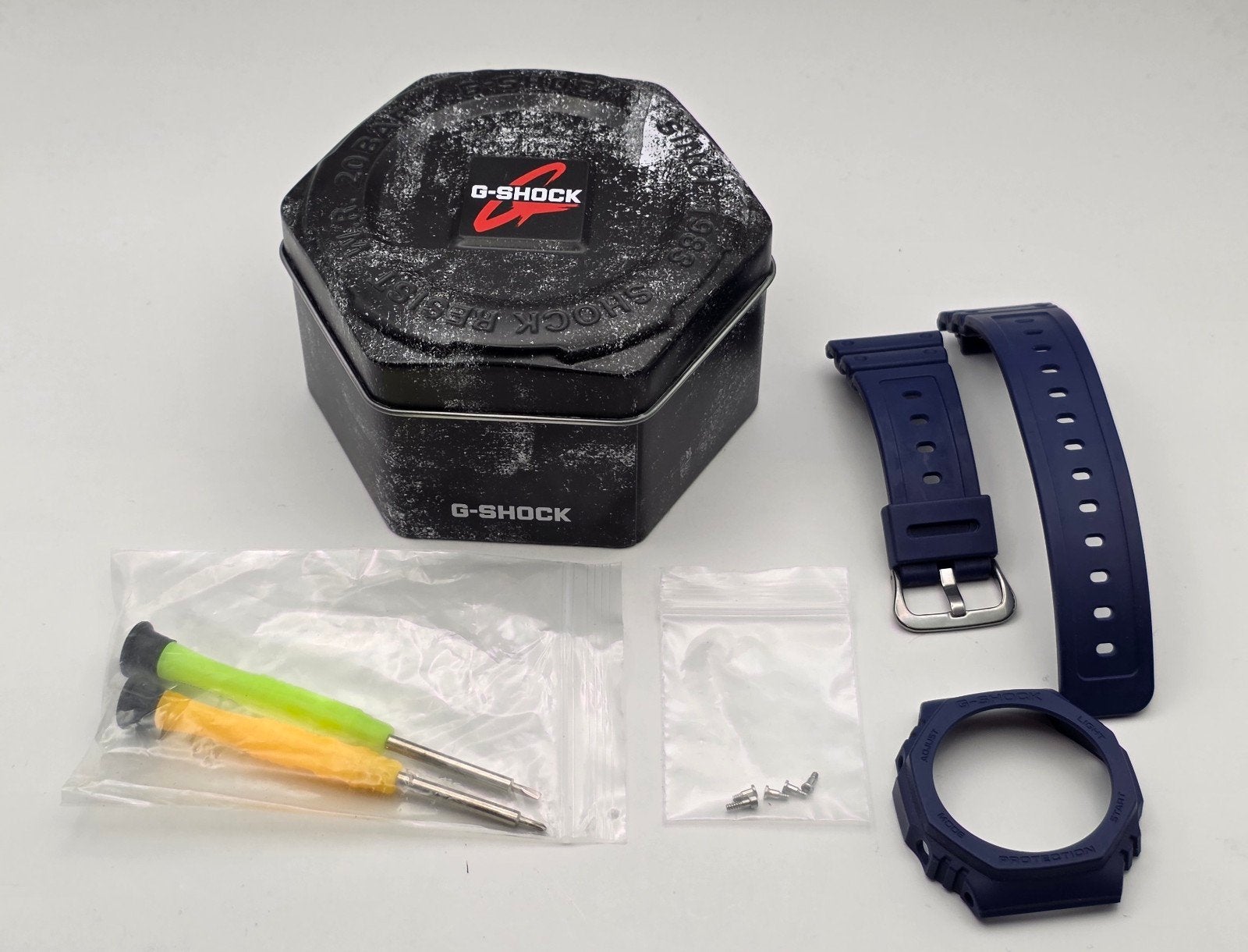 Casio G-Shock GA-2100-2AER Custom - Full Metal Zilver, Ophalen of Verzenden, Nieuw, Zilver, Casio G-Shock