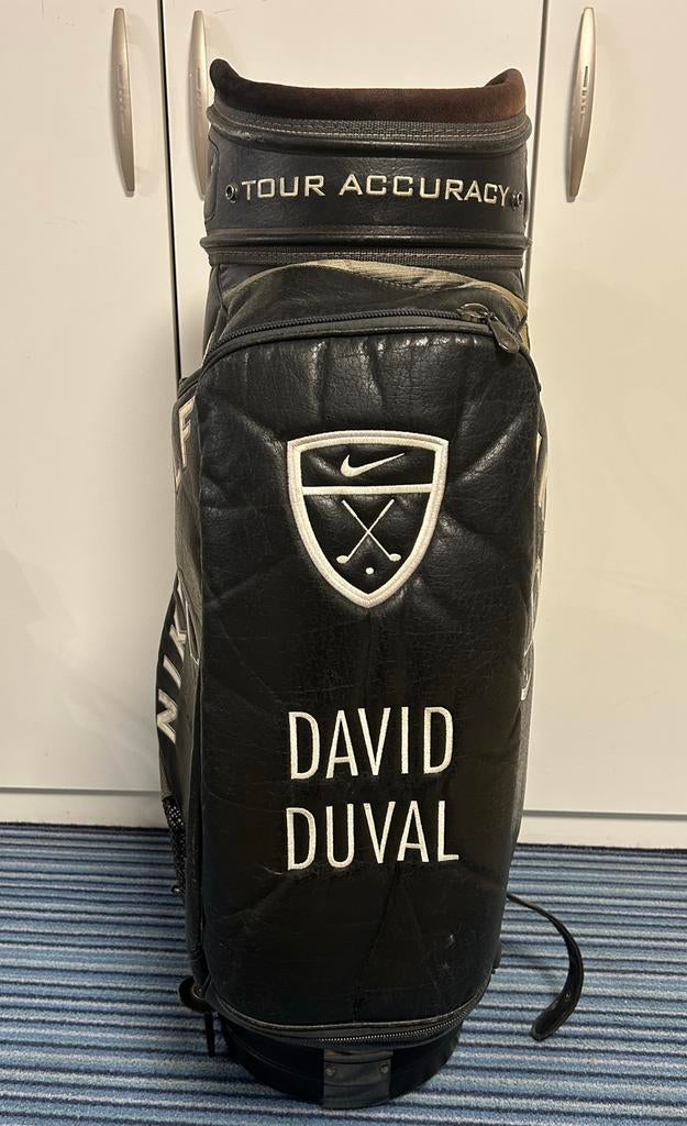 Vintage David Duval Nike Golf Tour Staff Bag, Sport en Fitness, Golf, Gebruikt, Ophalen of Verzenden
