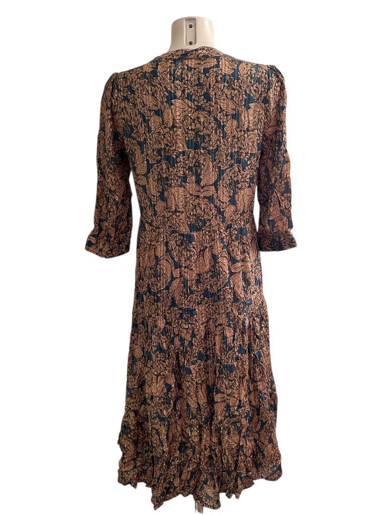 Lolly’s Laundry jurk XS, Bruin, Verzenden, Zo goed als nieuw, Maat 34 (XS) of kleiner