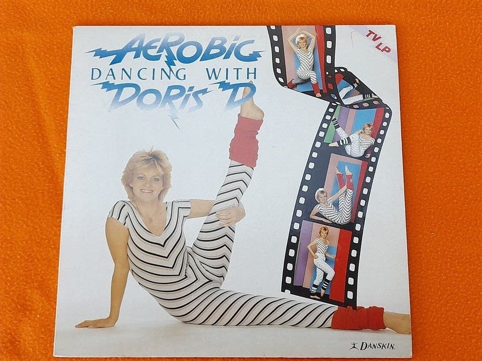 Aerobic Dancing with Doris D., mét poster (1983), Ophalen of Verzenden, Zo goed als nieuw, 12 inch, Overige genres