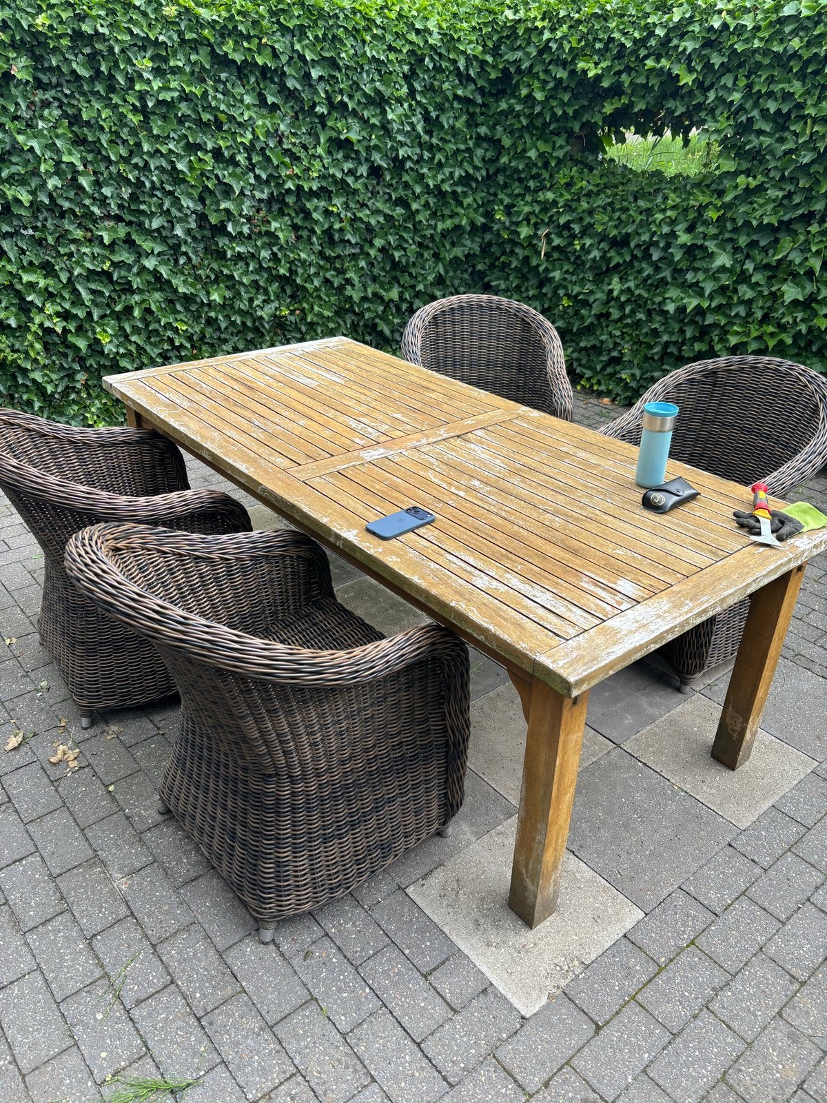 Tuinstoelen (Summer Garden), Ophalen, 4 zitplaatsen, Gebruikt, Eettafel
