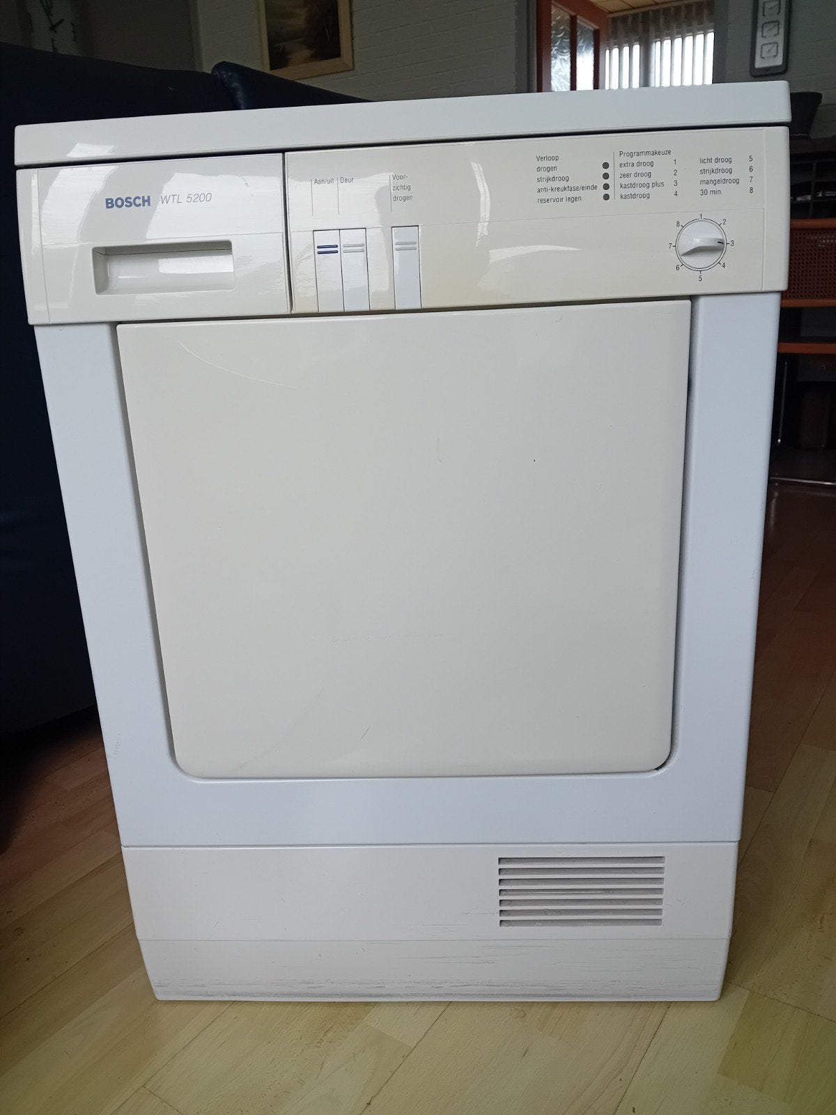 wasdroger condens, Ophalen, 6 tot 8 kg, Gebruikt, 85 tot 90 cm