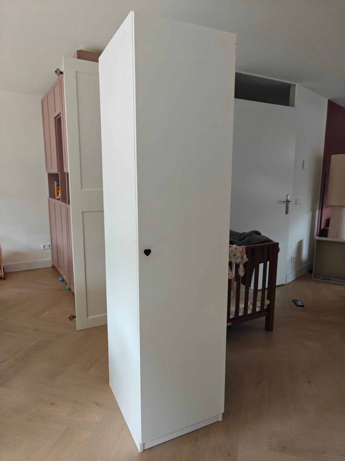 IKEA Pax kast 50x58 cm met deur, lades en roede, Ophalen, Gebruikt, 200 cm of meer, 50 tot 100 cm