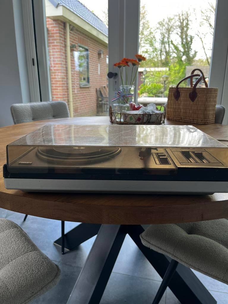 Philips Platenspeler 614 - Vintage Stereo Geluid, Ophalen of Verzenden, Gebruikt, Platenspeler, Philips