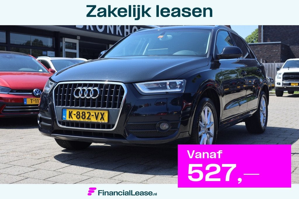 Audi Q3 1.4 TFSI PRO LINE I CAMERA I CARPLAY I LED I CRUISE, Euro 6, 4 cilinders, 150 pk, Zwart